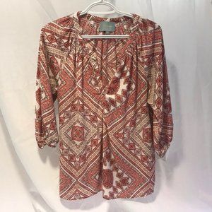 Skies Are Blue Blouse, Size Large